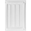 Repa Market White Adjustable Ventilation Grill - Louvered Air Vent