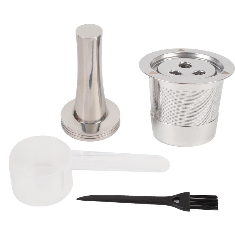 Refillable Coffee Pod, Stainless Steel Reusable Coffee Pod 3 Hole