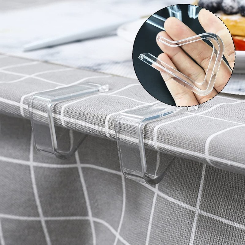YIXINLYMY Table Cloth Stop, Fixing Table Cloth Clips, Set of