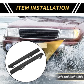REPAIROCK 1 Pair Front Bumper Grille Headlight Filler for Toyota Tacoma 2WD 95-97 Lower Headlamp Bumper Filler Trim Panels Driver Passenger Side No.5251335010