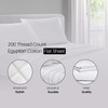 100% Egyptian Cotton 200 Thread Count Luxury Flat Sheets White-King