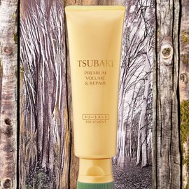 Tsubaki Hair Balm Hair Protection Hair Nutrition Premium Volume & Repair Treatment 1pc 160g / 츠바키 헤어밤 모발보호 모발영양 프리미엄 볼륨 앤 리페어 트리트먼트 1개 160g