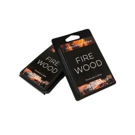 Firewood Scented Wax Melts - 2 pack | No Wood Burning Fireplace in Your Home ? New Wood Burning Scent without the flame | Handmade in Idaho | Simply like no others...