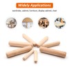 Wooden Dowel Pins Assorted Kit - M6/M8/M10 Fluted Wood Dowel