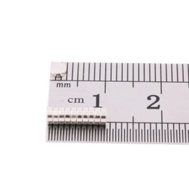 Aprilheld 10 Disc Magnets 3 x 1 mm N52 Strongest Class Neodymium Magnets Extra Strong Power Magnet for Notice Board, Whiteboard, Photo, Fridge Mini Magnetic Disc