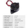 DONGKER 2pcs Summer Alarm Electronic Beep Buzzer DC 3V 12V