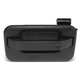 DNA MOTORING OEM-DHO-00909 Rear Left Side Door Pull Handle Compatible with 2004-2014 F-150 / Lobo, 2006-2008 Mark LT Fits Crew Cab Models, Textured Black