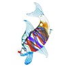 Glass Of Venice Murano Glass Oval-Shaped Striped Tropical Fish 4