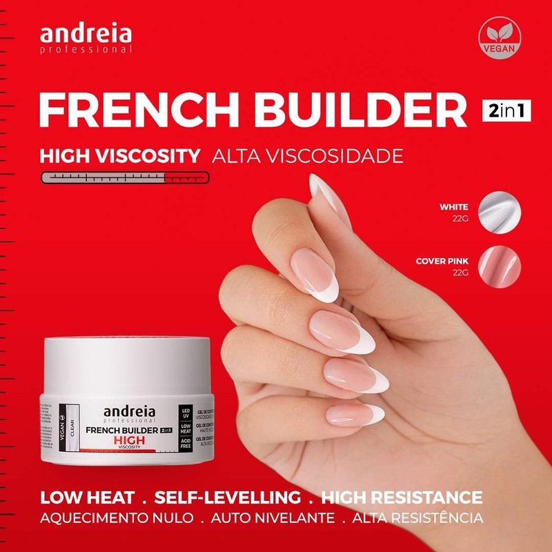 Andreia Professional Hard Nail Gel Biphasic 2 in 1 LED