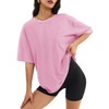ATHMILE Womens Summer Spring Oversized T Shirts Loose Fit Crewneck