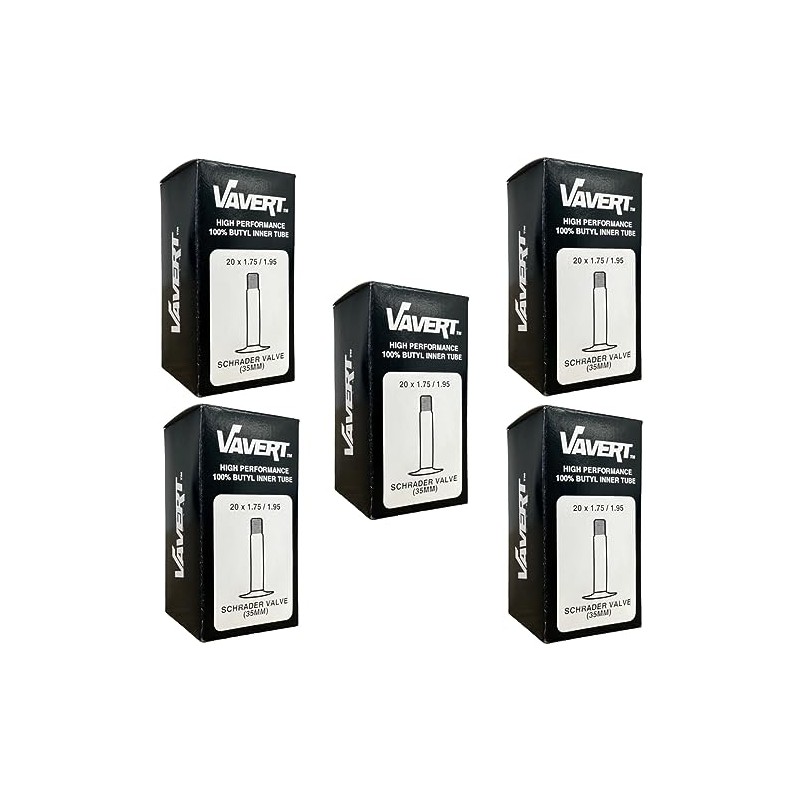 Vavert 20" x 1.75-1.95 Kids Bike/BMX Inner Tubes - Schrader