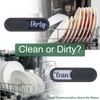 sourcing map Dishwasher Magnet Clean Dirty Sign Oval Magnetic Dishwasher