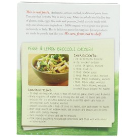 Jovial Organic Brown Rice Penne Rigate, 12-Ounce Packages (Pack of 12)