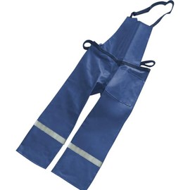 Kelendle Trimmer Safety Chaps with Pocket Adjustable Strap Split Leg Apron Blue