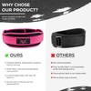 Weight Lifting Belt 5.5 Padded Neoprene Back Gym Bodybuilding Deadlift