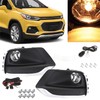 munirater 1 Pair of Clear Lens Fog Lights Assembly +