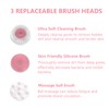 Electric Face Scrubber, 3 in 1 Facial Cleansing Brush with