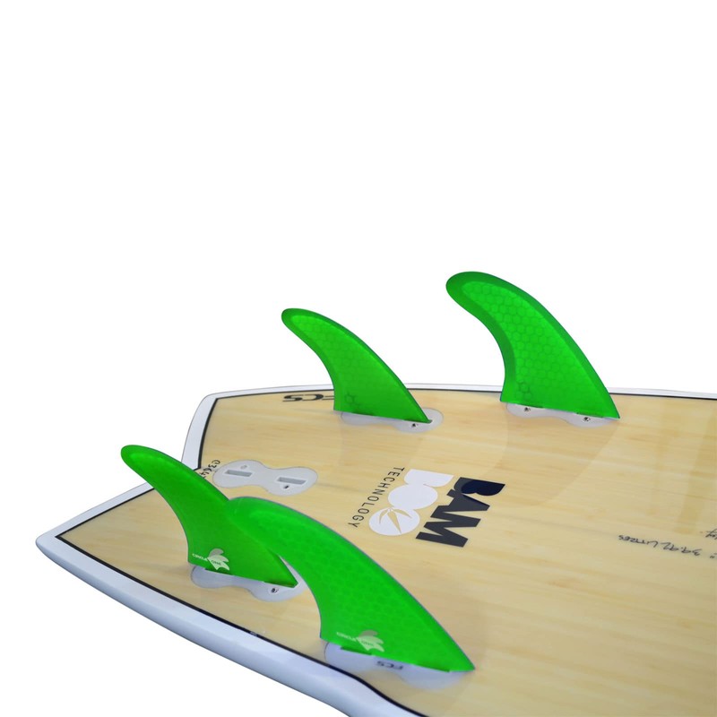 Honeycomb Quad 4 fin set (FCS compatible M5+G-X), Red