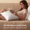 BPC 12x20 Down Feather Lumbar Pillow Inserts Set of 2,