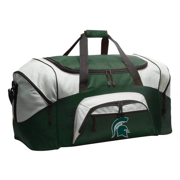 Broad Bay Michigan State University Suitcase Duffle Bag Large Michigan State Duffel Gift Idea for Her or Him