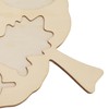 Wooden Leaf Shaped Puzzle Children Party Funny Jigsaw Puzzles Educational