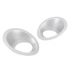 1 Pair Front Bumper Fog Light Bezel Cover Trim LR019637