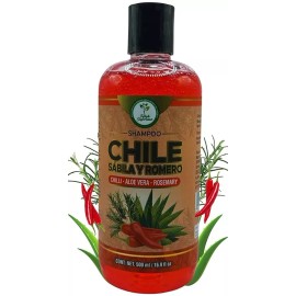 HIGH SUPREME Shampoo de Chile, Sábila & Romero (Natural Shampoo with Chili, Aloe
