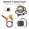 Stator & Relay Ignition Coil Regulator Rectifier w/Gasket for Yamaha