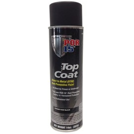 POR-15 45918 Coat Chassis Black 14 oz Aerosol Spray Can direct-to-meta