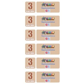 Bingosupermarket 600 Books 3 Page Game, Strips Of 6 To View Tickets