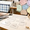 IJIJIJ 5Pcs Boxy Bag Making Templates for DIY Sewing Enthusiast