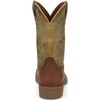 Justin Men's Canter 11" Square Toe Western Boot, Brandy -