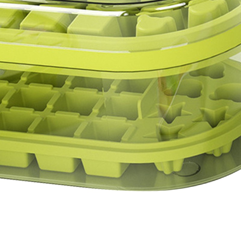 Ice Cube Tray Maker Household Press Mold Box High Capacity