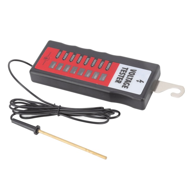Electric Fence Tester LCD Screen Voltage Meter 10KV Portable Tool