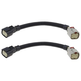 OTOTEC 2 Stück 8 Pins Rücklicht Selbsttrennender Kabelbaum 4388140 1940131 1831334 Kompatibel mit Ford Transit Mk6/Mk7/Mk8 Kabelbaumstecker