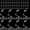 TEAMWILL 48pcs Adjustable Action Figure Display Holder Base Doll Model