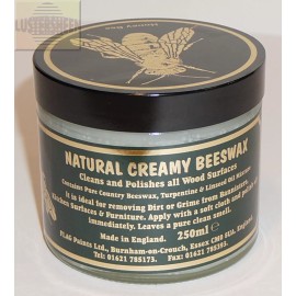 Flag Paints Classic Natural Creamy Beeswax in Clear 250 ml / 8 FL OZ