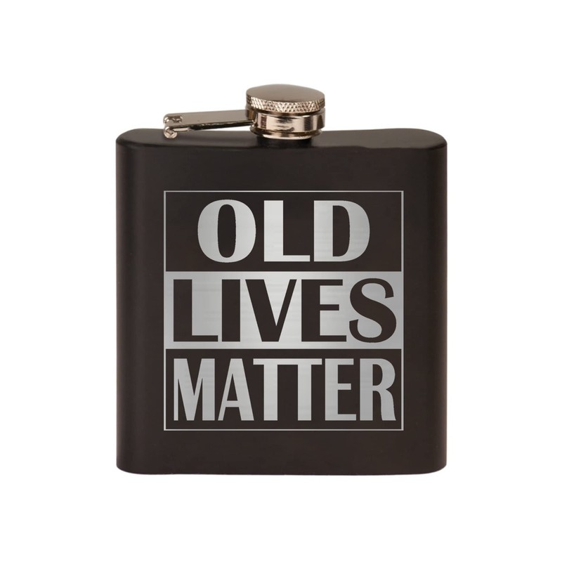 Rogue River Tactical Funny Old Lives Matter Retirement Gift Stainless