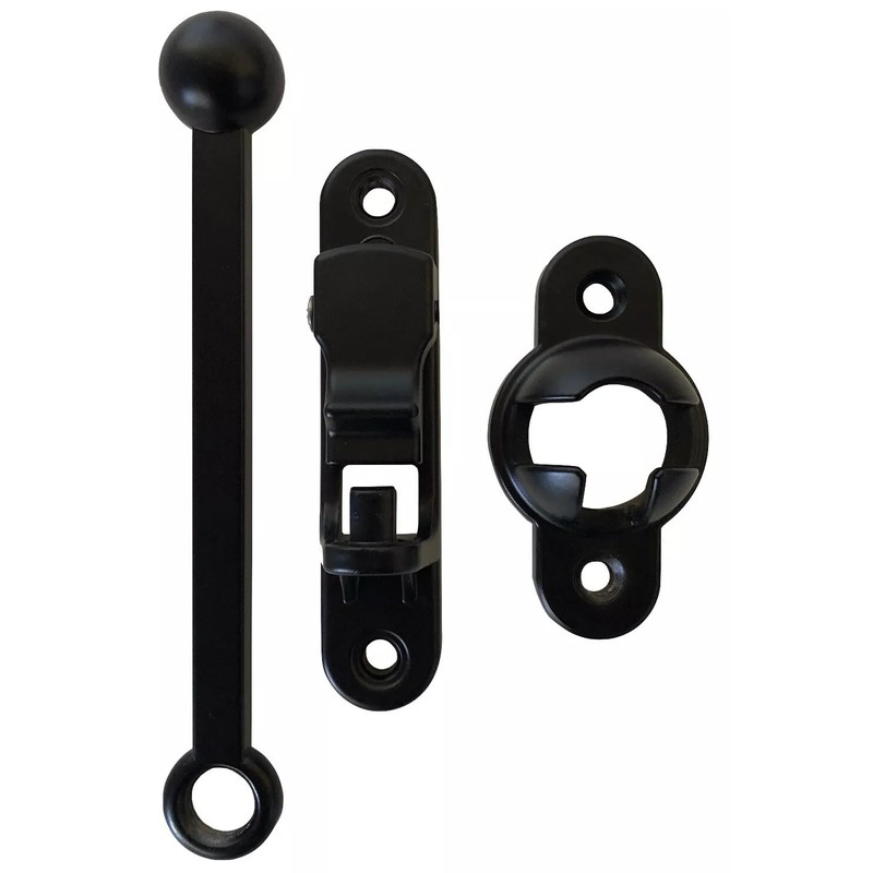 6" Ball Socket Door Holdback Cargo Trailer RV, Non-Corrosive Aluminum