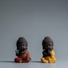 Buddha Object, Cute Buddha Statue, Pottery, Zazen, Nyorai Statue, Mini