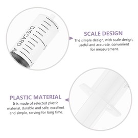 CHILDWEET 30pcs Needleless Liquid Dispenser for Accurate Measuring for Kitchen Marinade Laboratory Use Capacity Scale Design for Easy Liquid Measurement