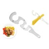 S Shaped Spaghetti Ruler, Food Grade Stainless Steel, 4 Holes,