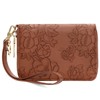 SENDEFN Credit Card Holder Wristlet Woman Wallets RFID Blocking Zipper