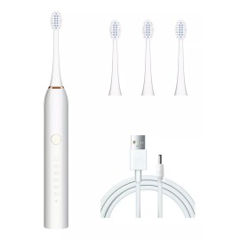 Lamgoa Cepillo De Dientes Dental Electrico Recargable 3 Cepillo Usb