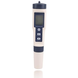 5 in 1 Portable Digital PH/Salinity/Temp/TDS/EC Meter Multifunctional Water Quality Tester Detector PH Meter and TDS PPM Meter Pen Type Combo ph + for pH Meters
