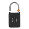 Fingerprint Padlock Waterproof Rust Resistant Rechargeable LED Indicator Smart Fingerprint