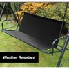 Replacement Garden Swing Seat Cover, Durable 600D Oxford Fabric Garden