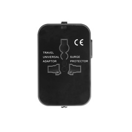 XMHEIRD Travel Adapter, Worldwide All in One Universal Travel Adaptor AC Power Plug Adapter Wall Charger with USB-C and USB-A Charging Ports for USA EU UK AUS Black