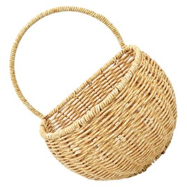 Mikinona Wall-mounted Egg Basket Fruit Veg Storage Basket Kitchen Organization Air Circulation Hanging