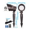LEONLITE 5CCT Low Voltage LED Landscape Spotlight, Update 1800K2700K3000K4000K5000K Selectable,